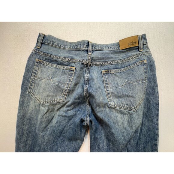 Urban Pipeline Mens Relaxed Bootcut Jeans Size 36x30 Blue Denim Casual Pockets - Picture 11 of 14